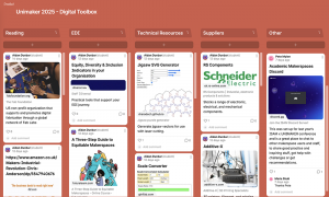 A screenshot of teh Padlet website
